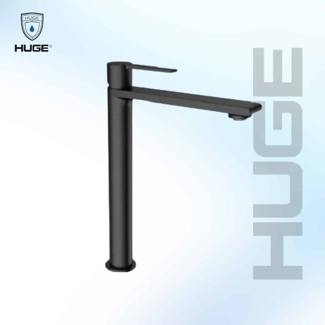 Vòi lavabo Black H-8600VB, một phần không thể thiếu trong Bộ sưu tập Black Series của Huge