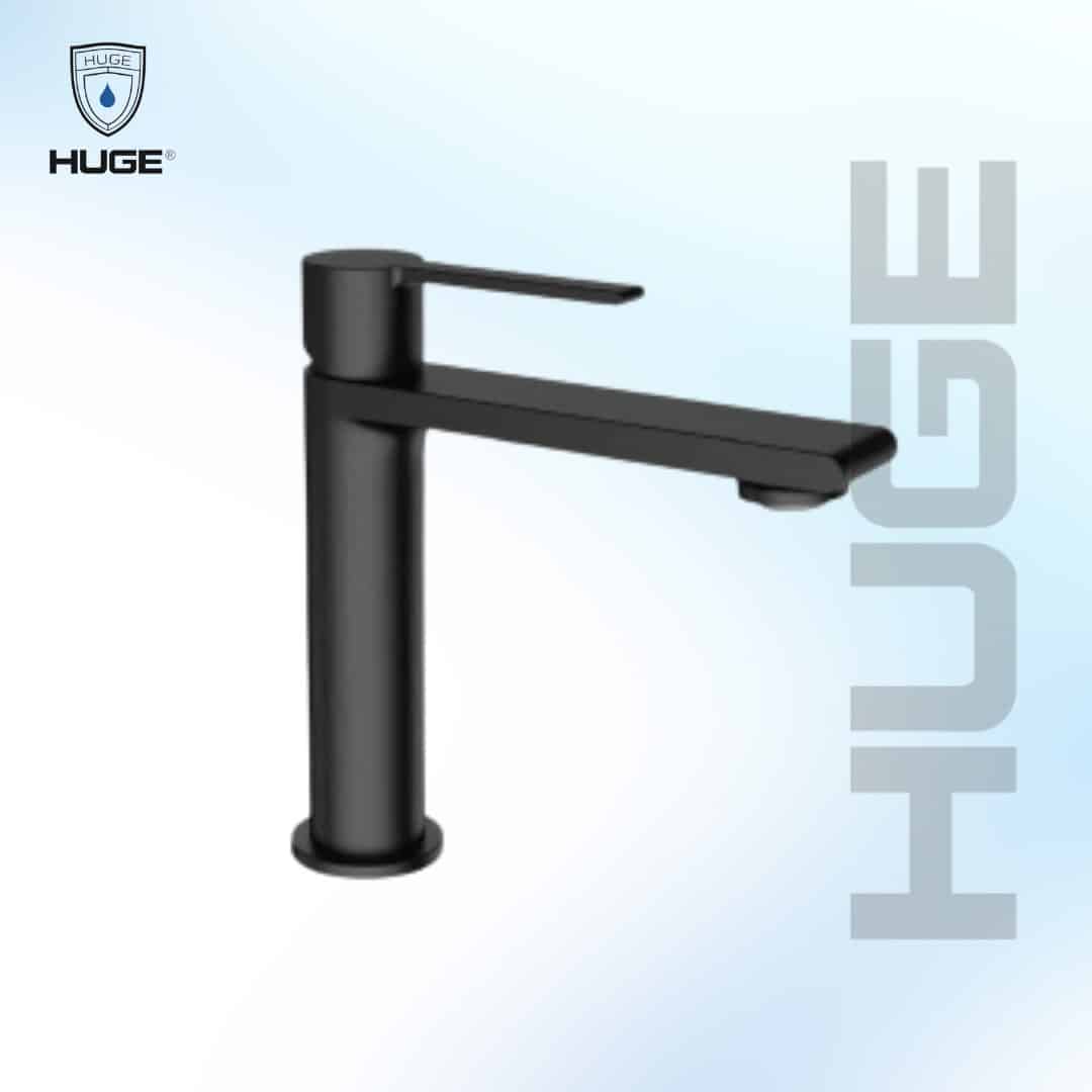 Vòi lavabo Black H-8600VB, một phần không thể thiếu trong Bộ sưu tập Black Series của Huge