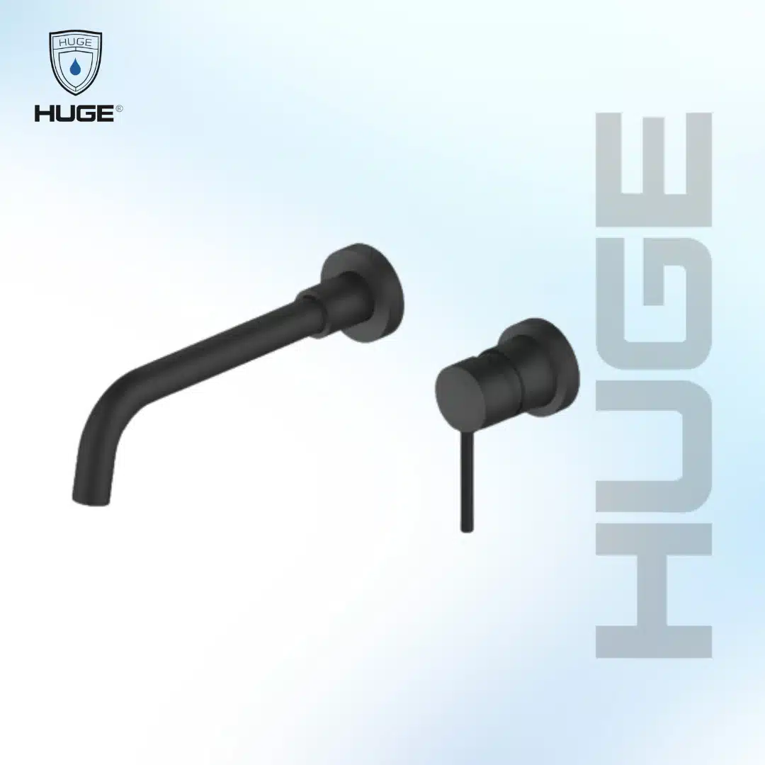 Vòi lavabo âm tường H-VT200B từ thương hiệu Huge không chỉ là một sản phẩm nổi bật