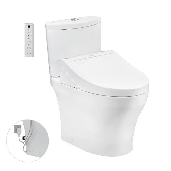 bồn cầu 2 khối washlet toto cs838w14