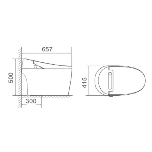 bồn cầu gucen G-BSE001