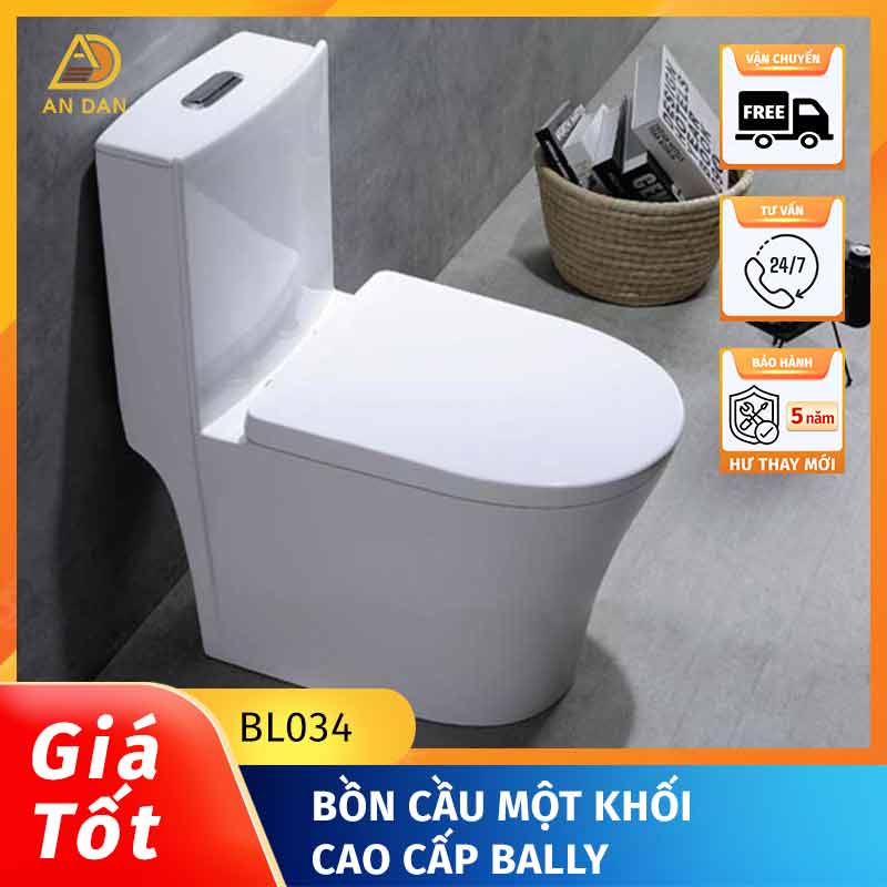 BỒN CẦU MỘT KHỐI CAO CẤP BALLY (BL034)