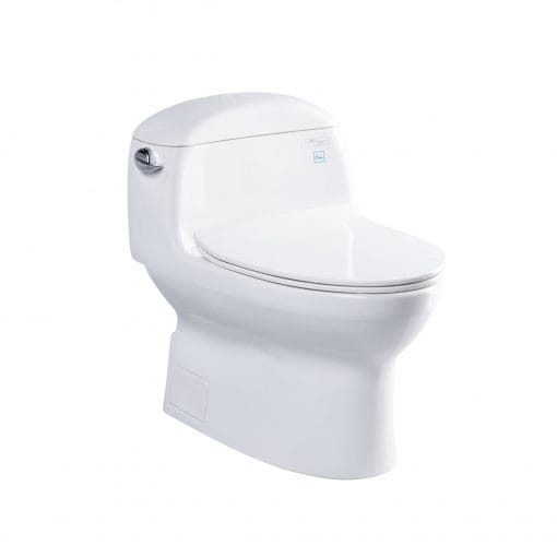 Bồn cầu 1 khối nhỏ gọn tiết kiệm không gian cho phòng tắm hẹp
