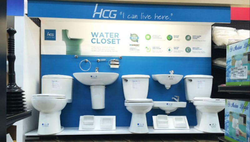 thiết bị vệ sinh hcg