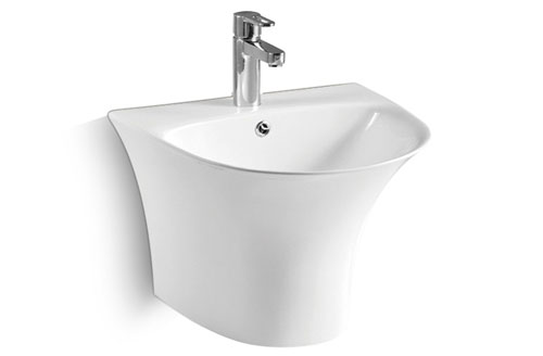 Chậu lavabo GUCEN (G-LVG61) treo tường