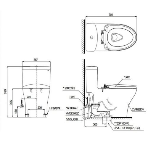 bản vẽ MS889DRT2