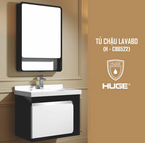 Tủ Chậu Lavabo phòng tắm 600 Huge (H-CB6522)