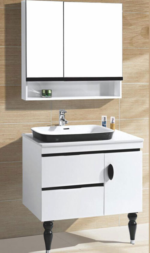 lavabo 2 chân cao cấp HUGE H-CB6516