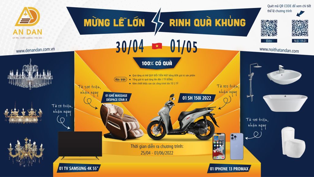 CHƯƠNG TRÌNH KHUYẾN MÃI 30.4 1.5