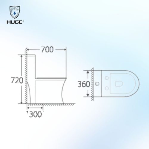 bồn cầu huge H-BC689