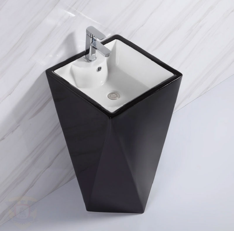 lavabo liền khối có chân