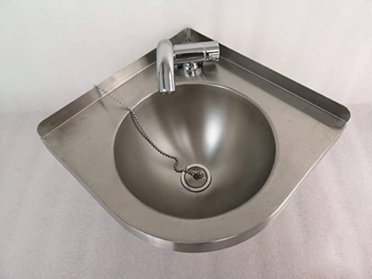 Lavabo inox treo tường