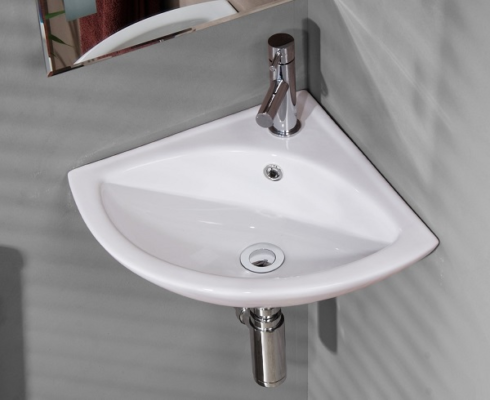 Thiết kế lavabo góc