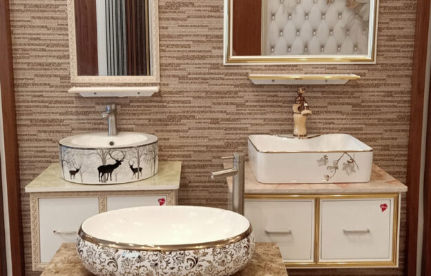 tủ lavabo cổ điển