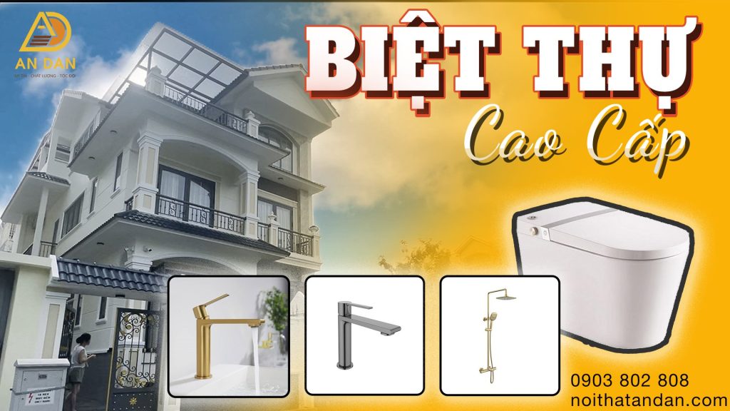 công trình thiết bị vệ sinh biệt thự quận 2