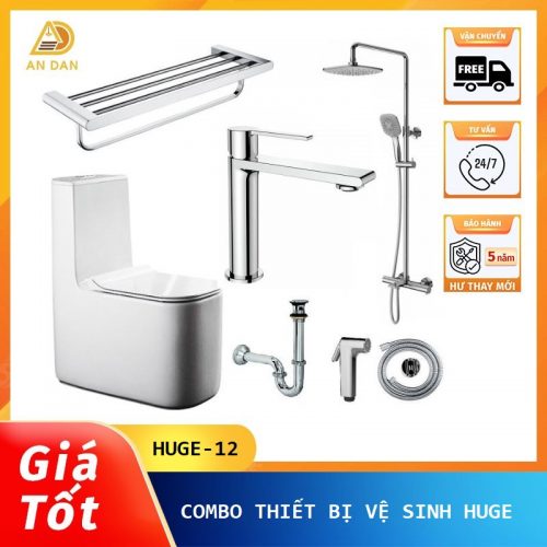 Combo thiết bị vệ sinh HUGE 012