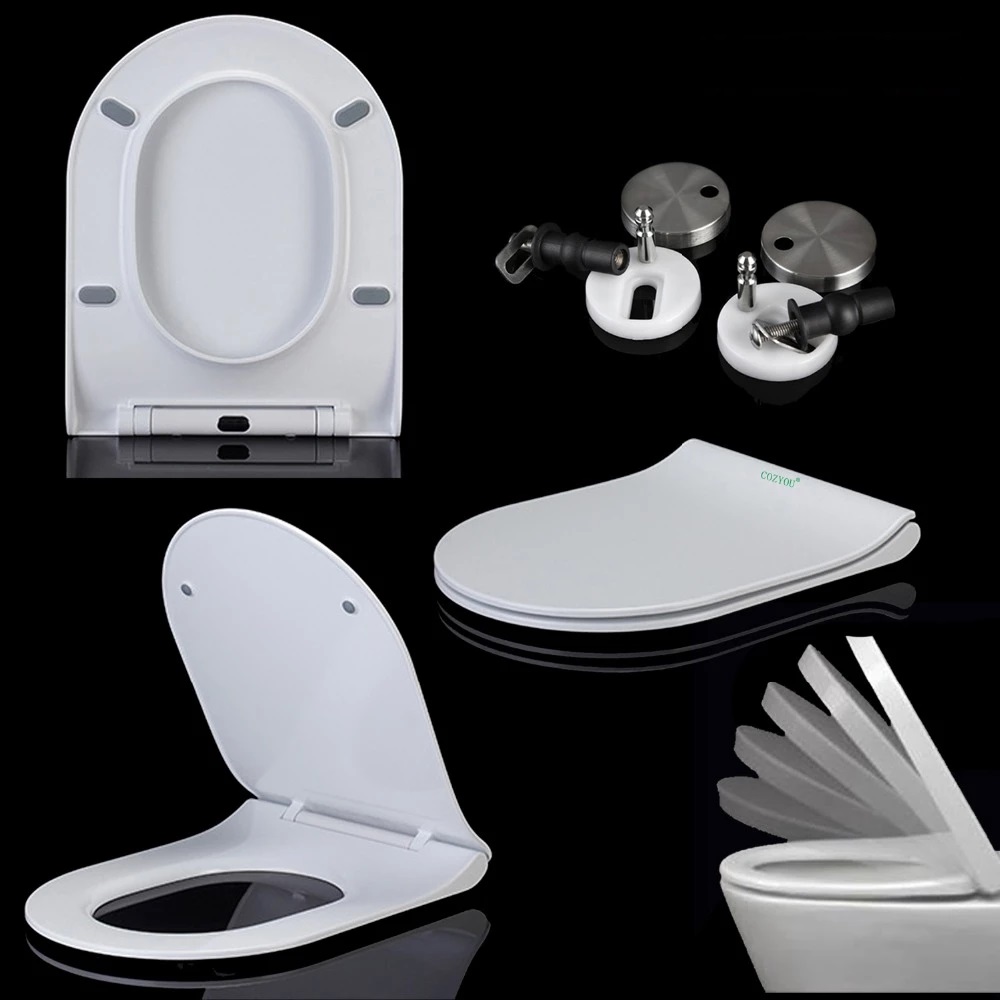 Nắp bồn cầu nhựa UF đóng êm