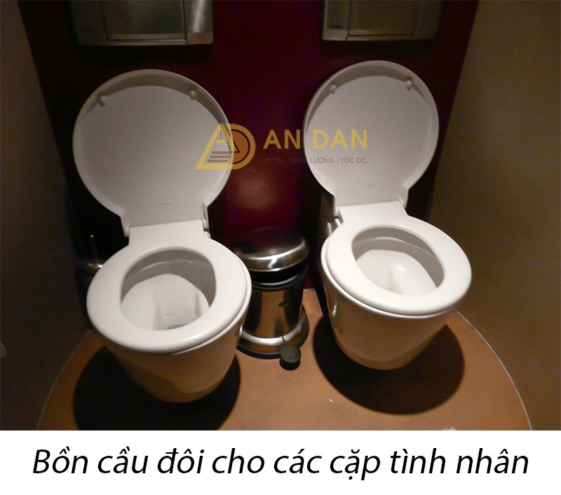bồn cầu đôi cho tình nhân