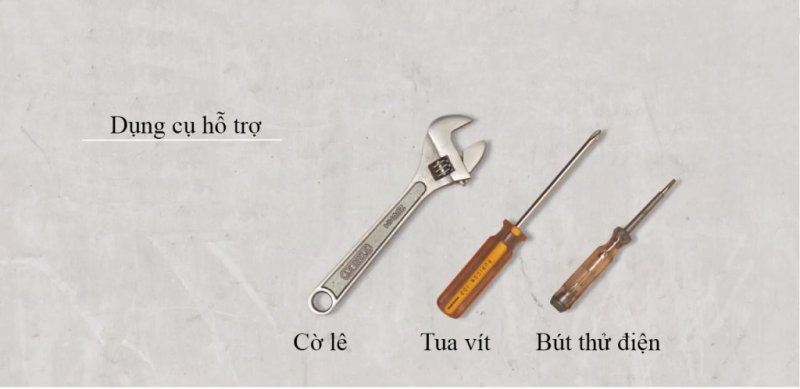 Dụng cụ cần chuẩn bị trước khi lắp đặt bồn cầu Toto