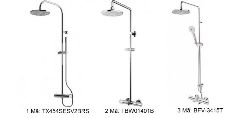 Các mẫu sen nhiệt độ TOTO INAX giá tốt