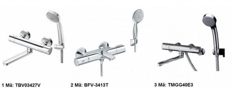 Sen tắm nhiệt độ Inax Toto bán chạy nhất