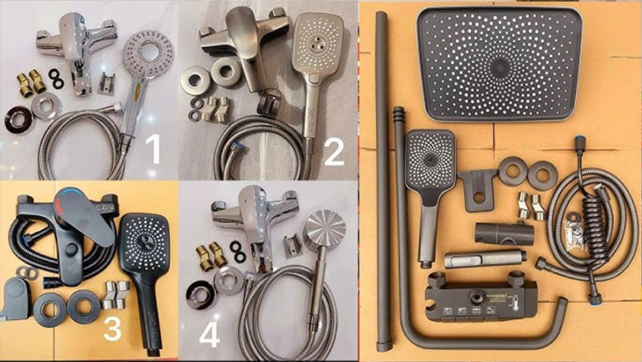 cách phân biệt vòi sen chính hãng