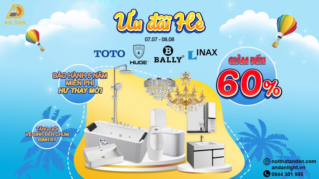 CTKM thiết bị vệ sinh