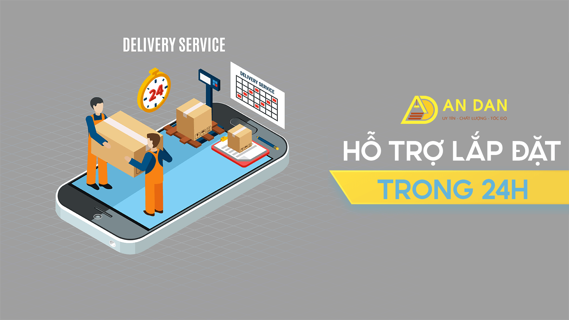 Dịch vụ hỗ trợ lắp đặt trong 24h