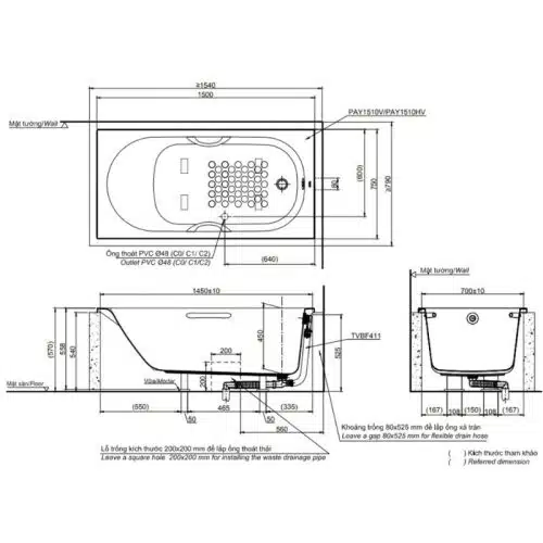 bản vẽ PAY1515HVC