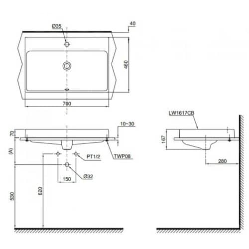 bản vẽ LW1617C