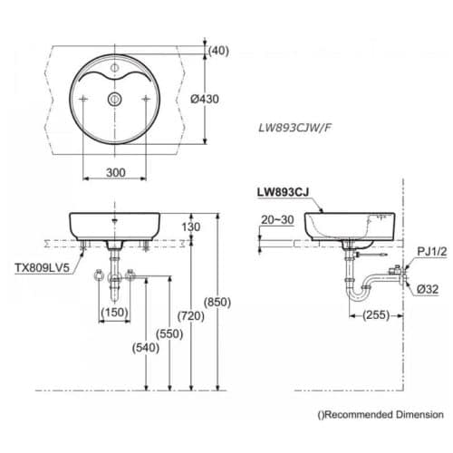 bản vẽ LW893CJW