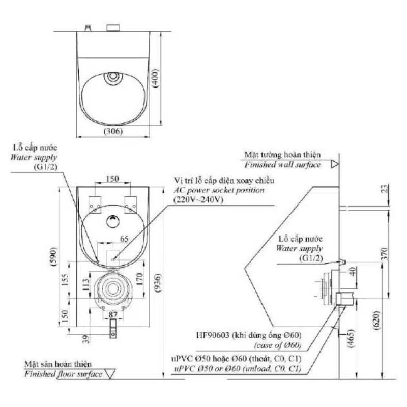 bản vẽ USWN925AEV