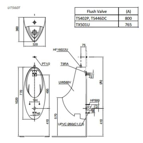 bản vẽ UT560T