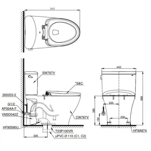 bản vẽ CS767CRW15