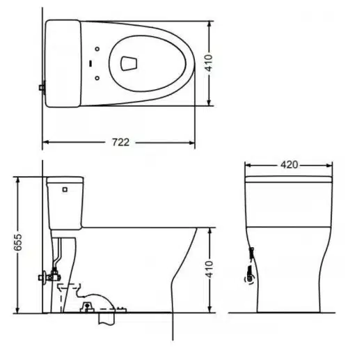 bồn cầu toto MS188VKE4