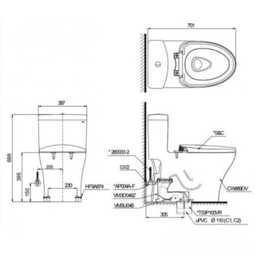 bản vẽ MS855DW16