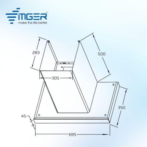 máy hút mùi vinger VG 227 T01