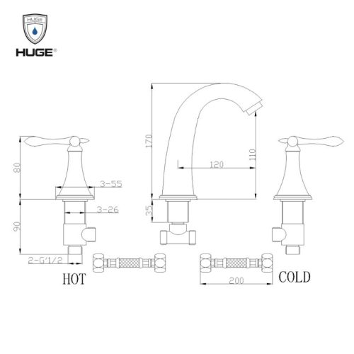 vòi lavabo H-W300VR