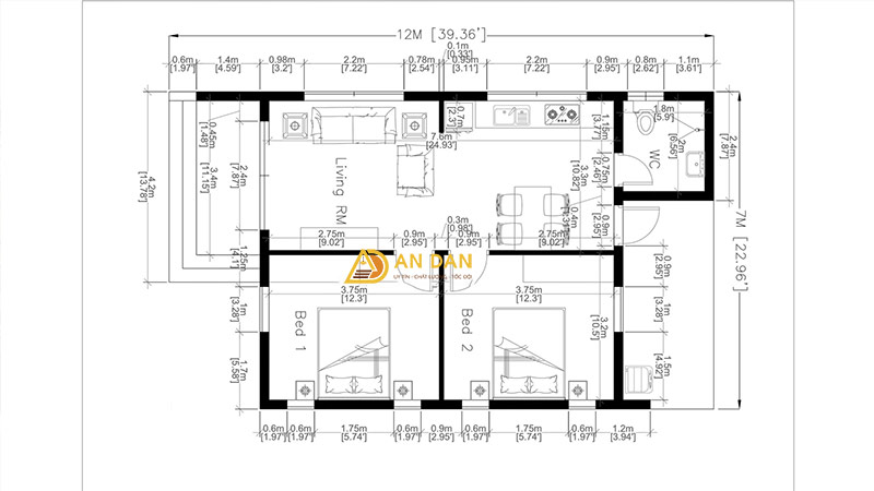 nhà cấp 4 đẹp