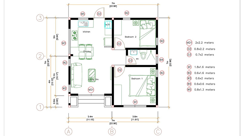 nhà cấp 4 đẹp