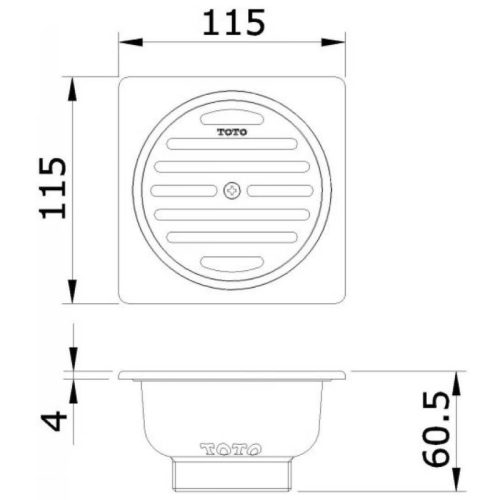phễu thoát sàn TX1DB