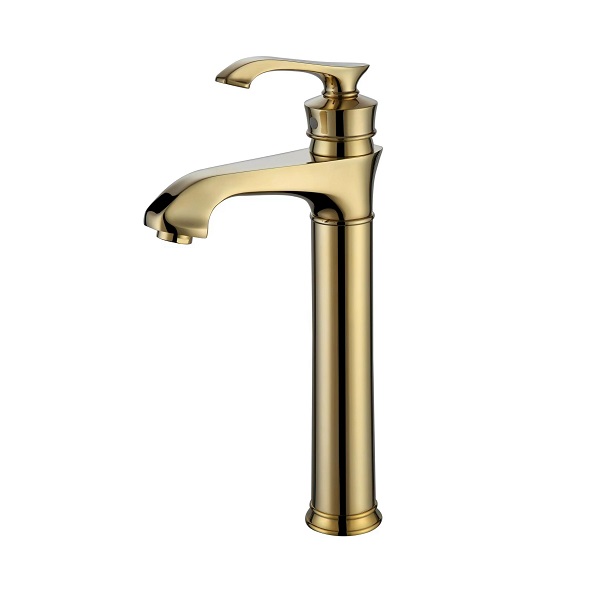 Vòi Lavabo Cao Nóng Lạnh Màu Gold Bally (B1900AG_79602V)