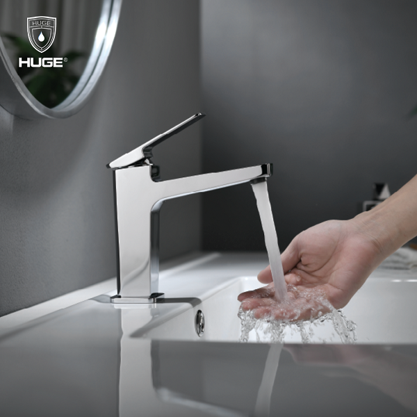Vòi Lavabo nóng lạnh Huge Lambert Eco H-2900V - Ảnh 3