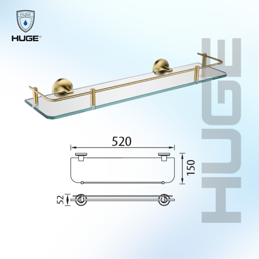 Kệ Kính Pamela Gold Huge H-B1639G - Ảnh 3