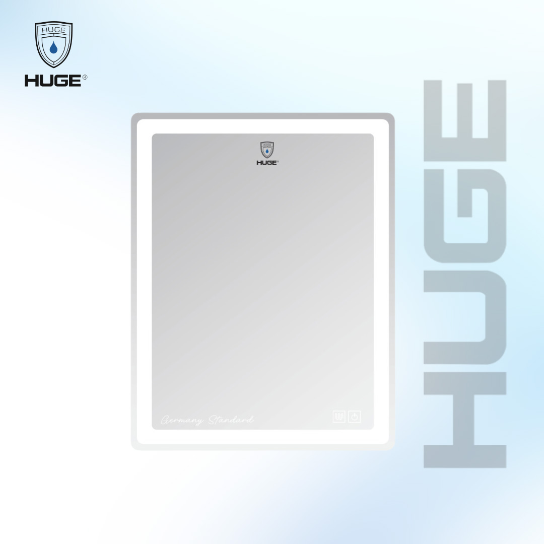 Gương LED H-GLE02N – Cảm ứng có sấy của thương hiệu danh tiếng HUGE