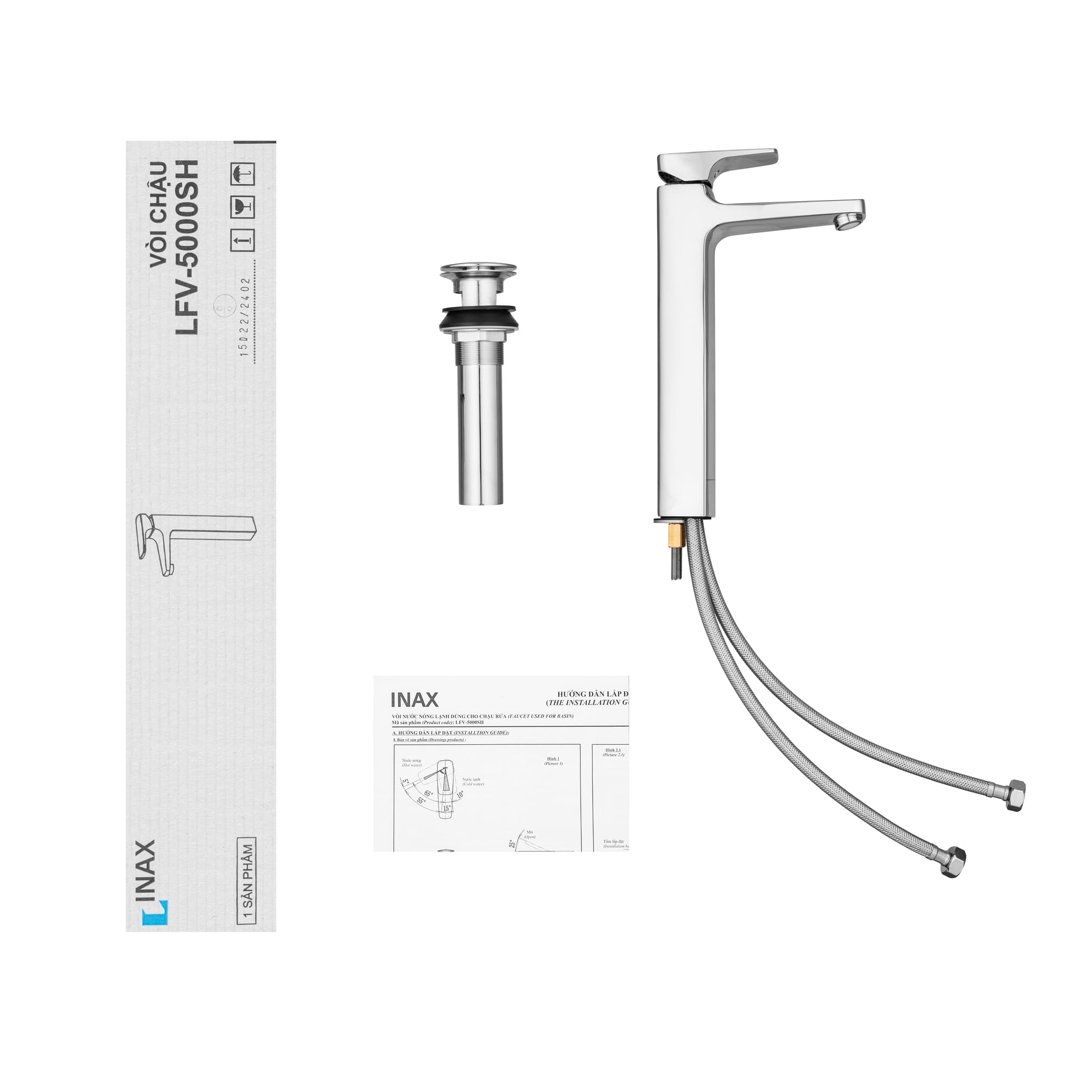 Vòi Lavabo Để Bàn Inax LFV-5000SH - Ảnh 2