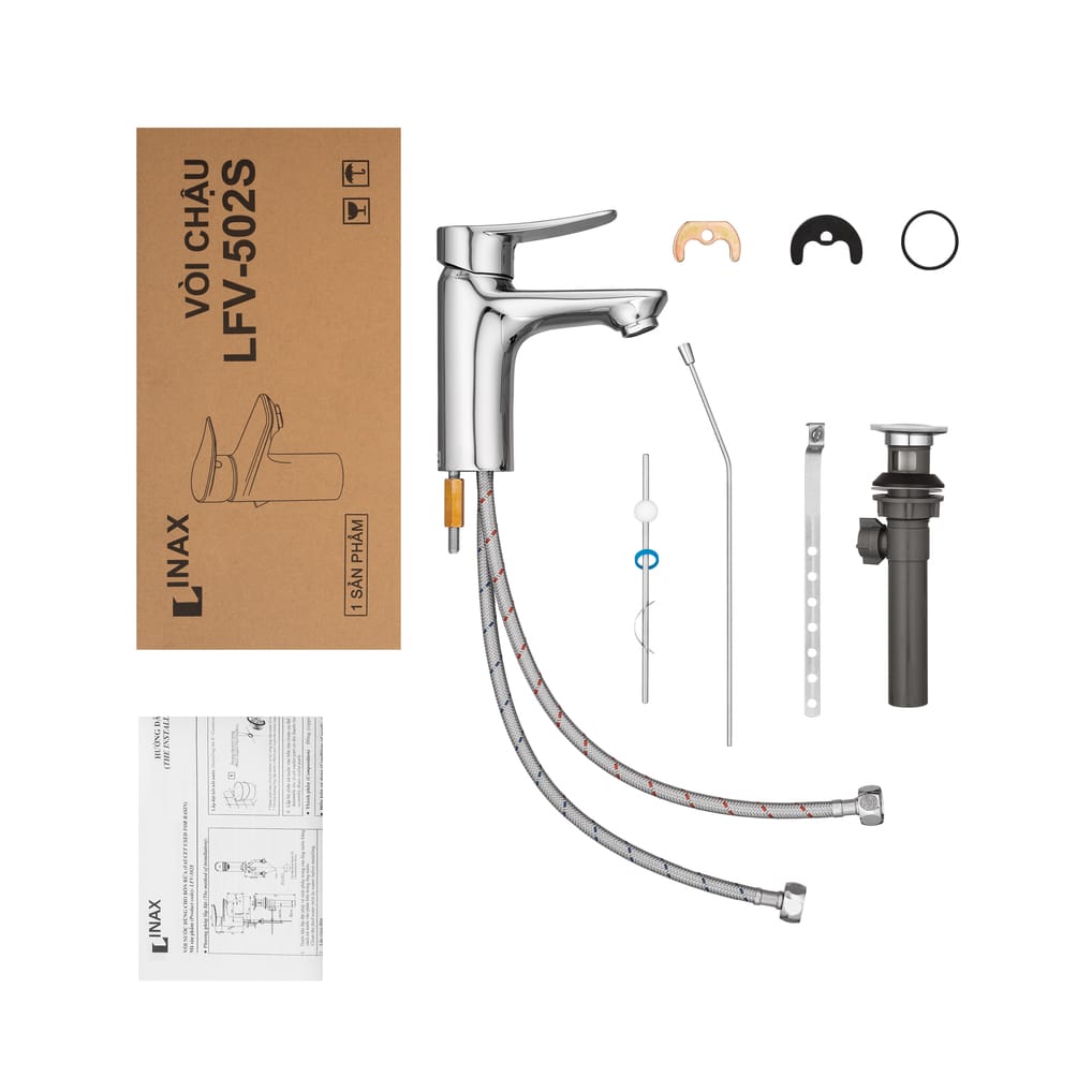 Vòi Chậu Lavabo Inax LFV-502S - Ảnh 3