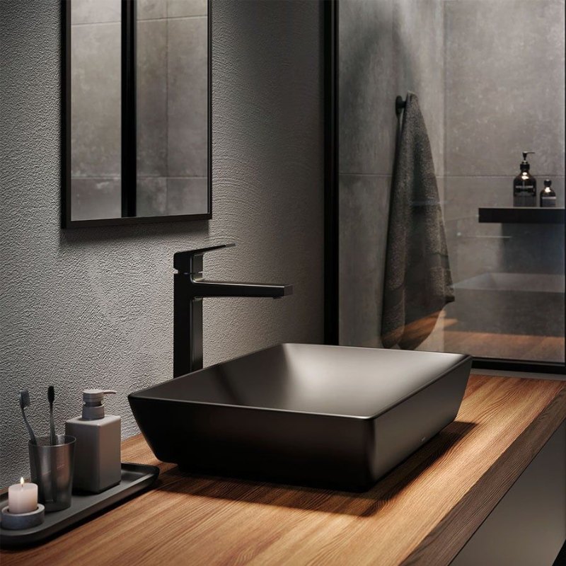 Chậu Lavabo TOTO LT1735#MBL Đặt Bàn Màu Đen Mờ - Ảnh 2