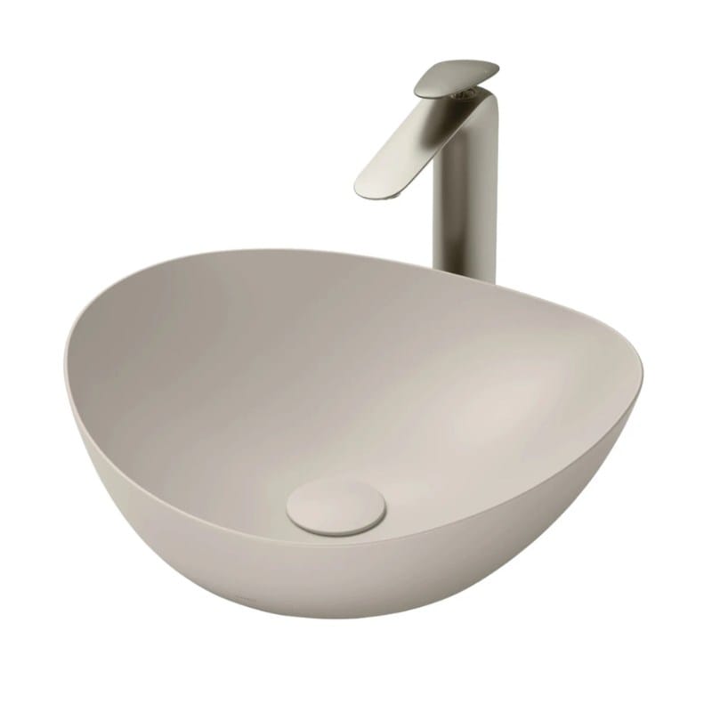 Chậu Rửa Lavabo TOTO LT4704G19#MBE Đặt Bàn Màu Be Mờ