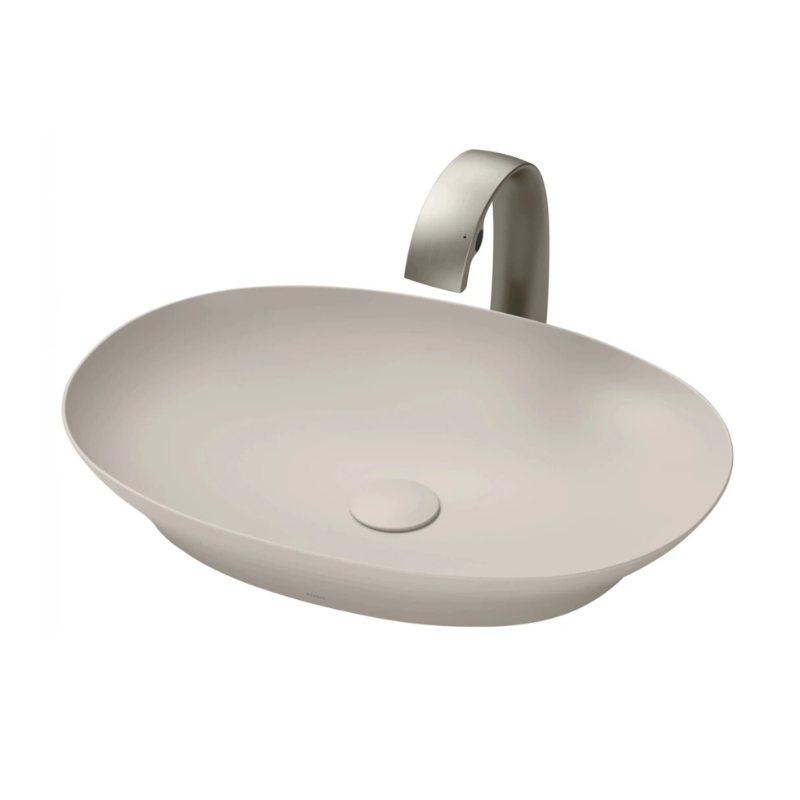 Chậu Rửa Mặt Lavabo TOTO LT4706#MBE Đặt Bàn Màu Be Mờ